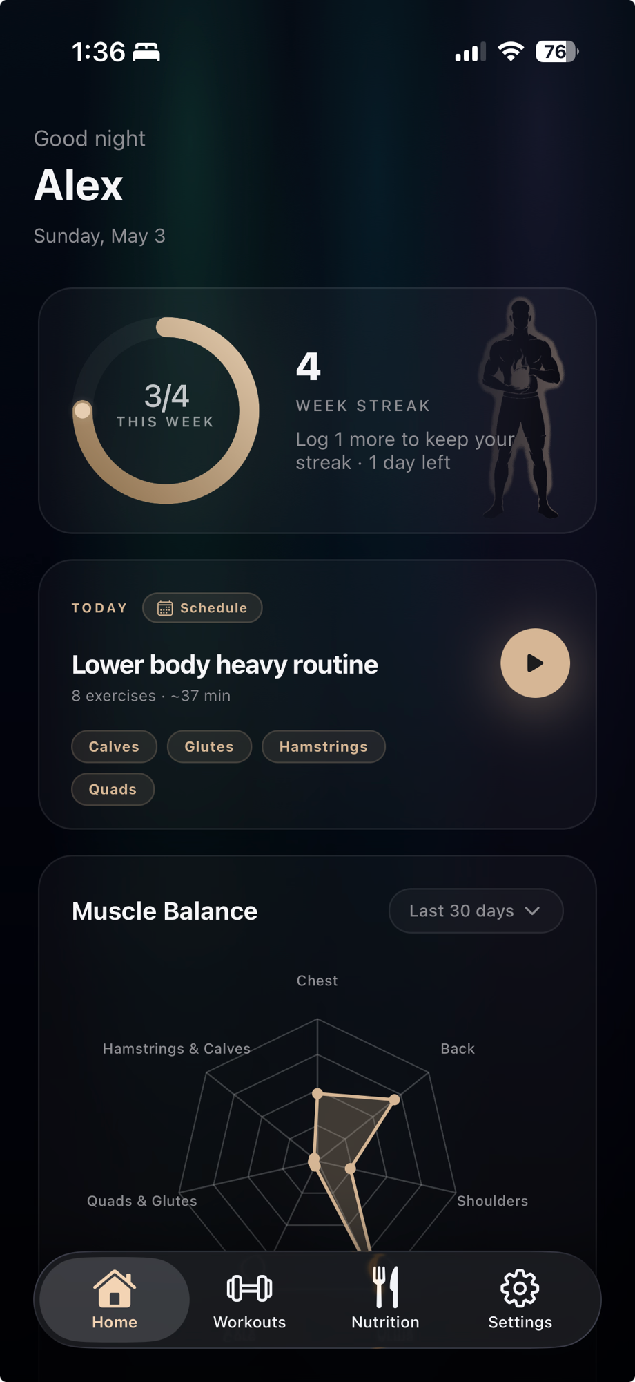 Kōnst app — home screen